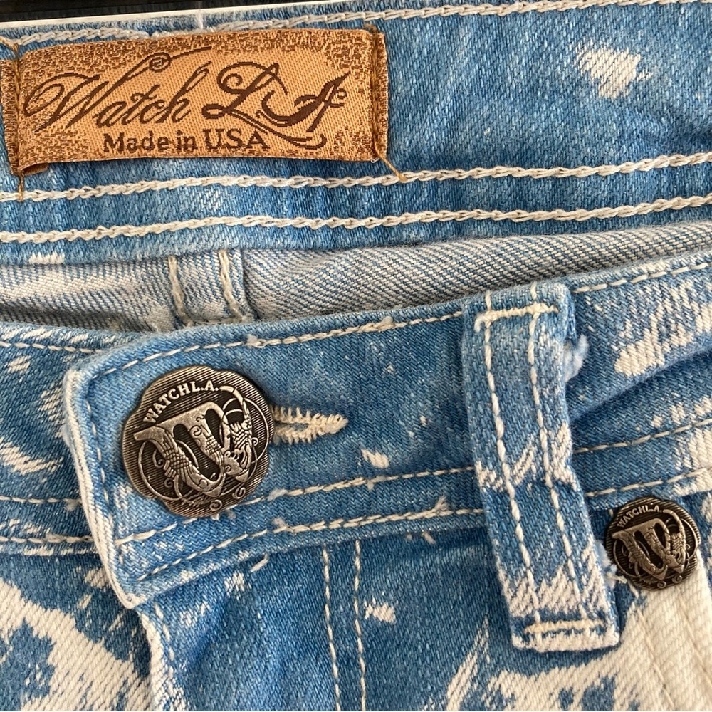 Watch LA Vintage Low Rise Bleached Jeans - Picture 6 of 6
